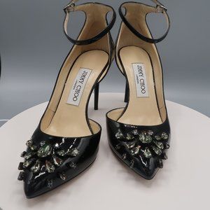 Jimmy Choo Jewel toe ankle strap heel